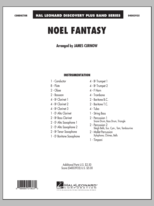 Produktbild zu:  Noel Fantasy - Conductor Score (Full Score) - 
