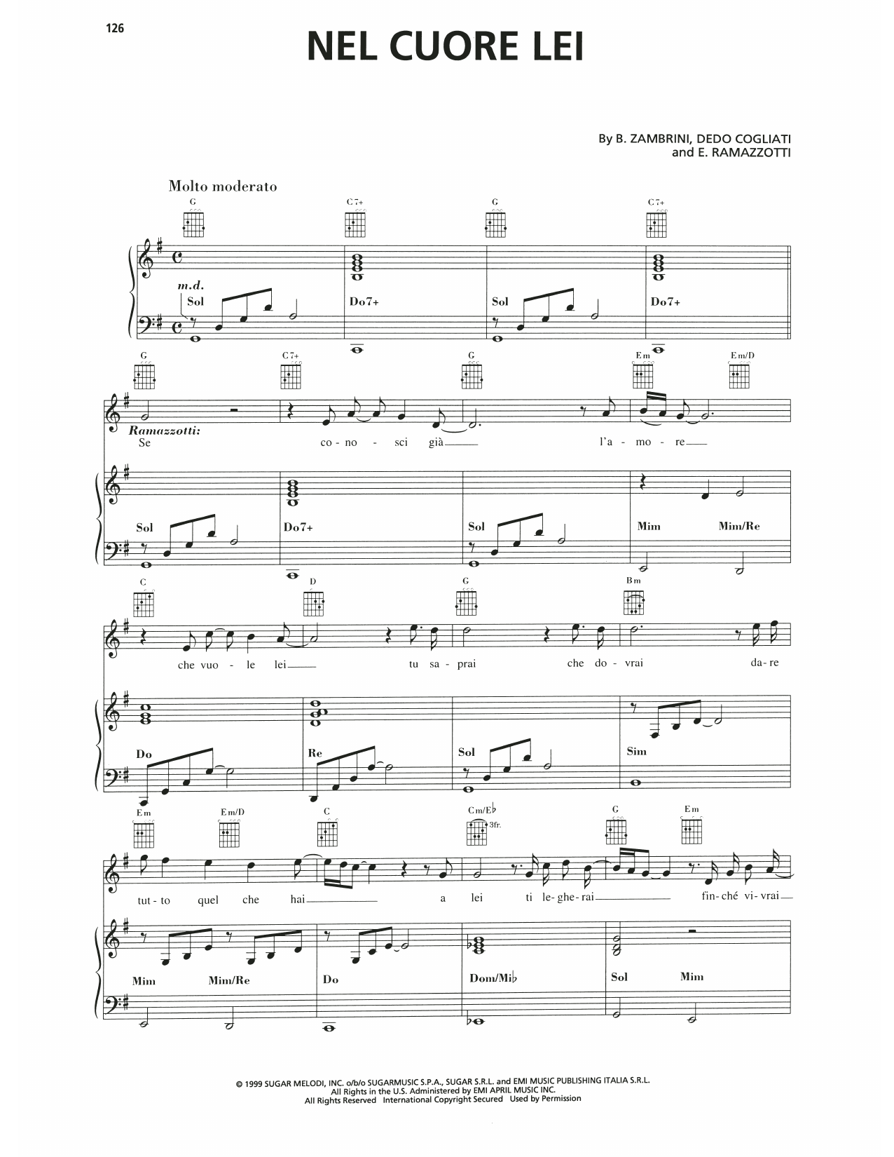 Produktgalerie: Seite 1 von 1 Nel Cuore Lei, Andrea Bocelli, Gesang, Gitarre, Klavier
