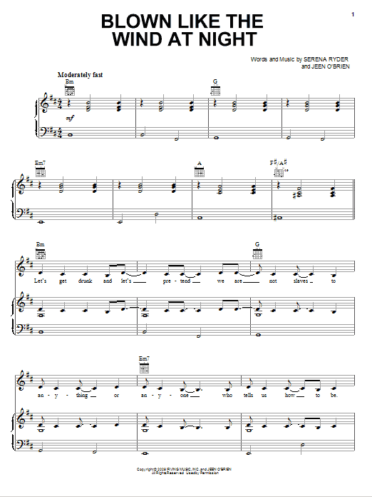 Produktbild zu: Blown Like The Wind At Night