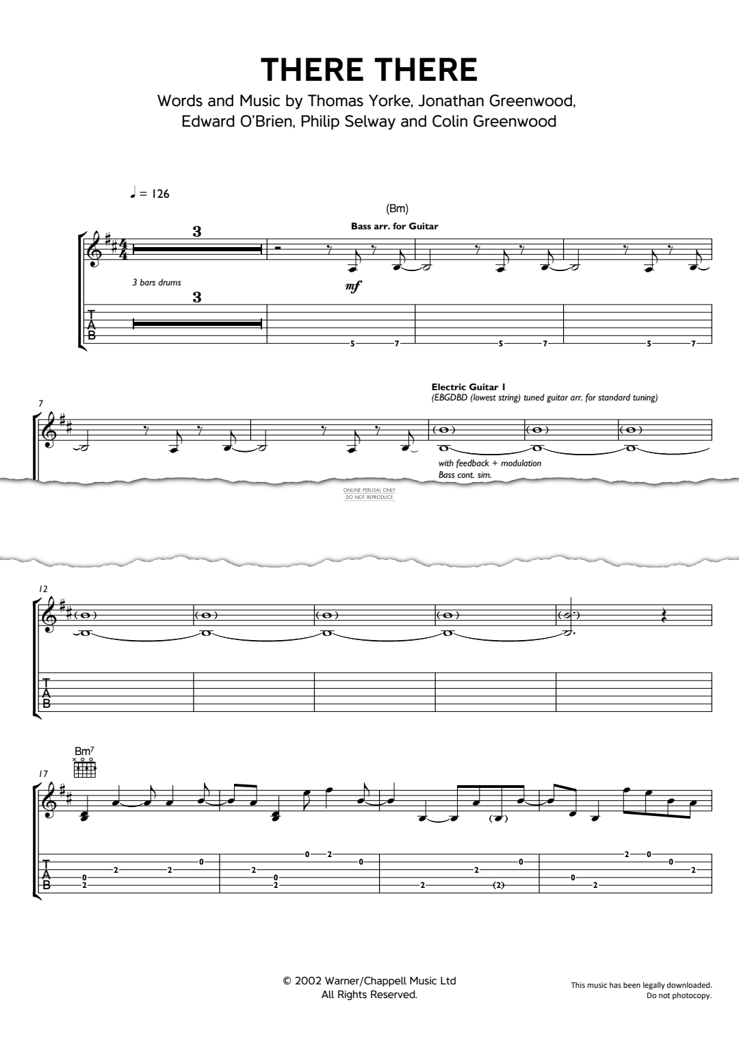 gallery: There There, Radiohead, Gesang, Gitarre