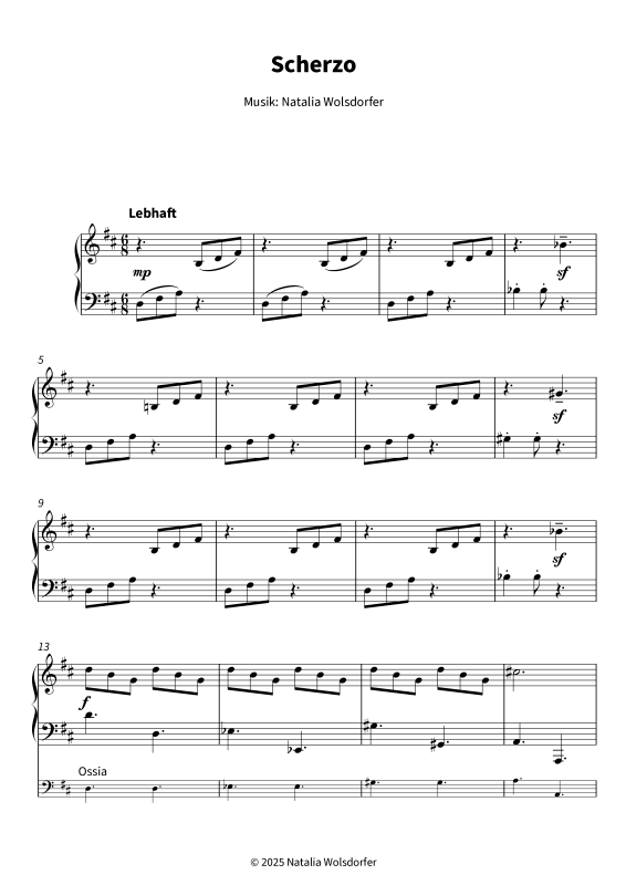 Produktgalerie: Seite 1 von 7 Staffellauf - Lebhaftes Scherzo für Klavier in D-Dur, , Klavier Solo