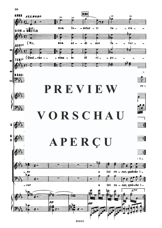 Produktgalerie: Seite 9 von 11 Non v ha sguardo cui sia dato, , Sopran und Klavier