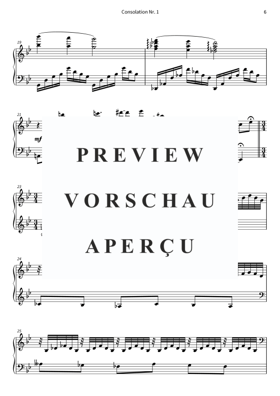 gallery: 3 Consolations - Harmonien des Trostes und der Hoffnung, , (Klavier Solo)