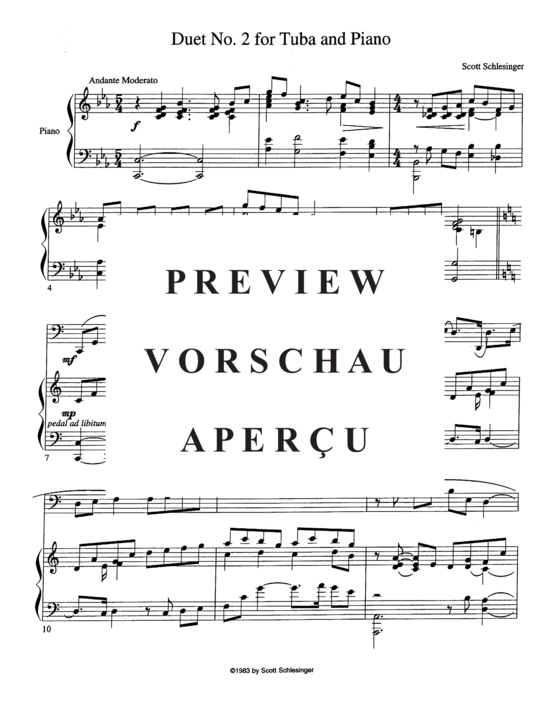 Product gallery: Page 7 of 13 Two Duets , , (tuba + piano)