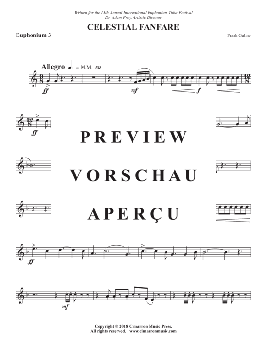 Product gallery: Page 19 of 21 Celestial Fanfare , , (Tuba Ensemble EEEETTTT)