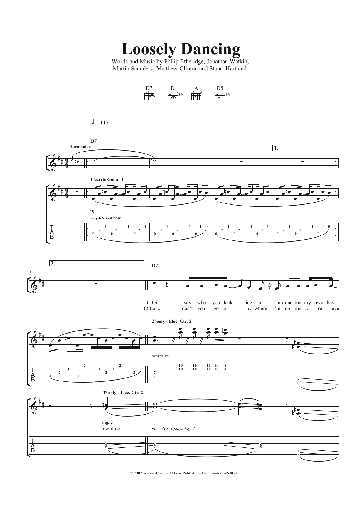 Produktgalerie: Seite 1 von 1 Loosely Dancing, The Twang, Gitarre