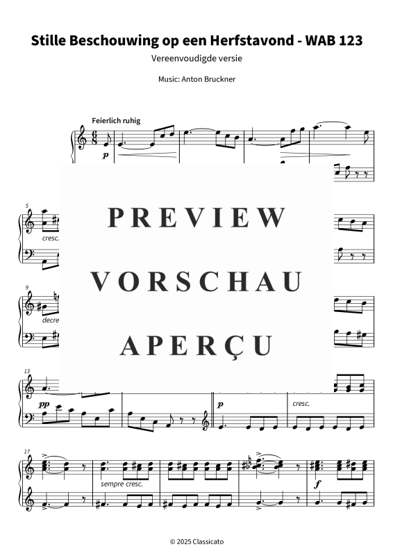 Product gallery: Page 5 of 6 Stille Beschouwing op een Herfstavond - Vereenvoudigde versie, , Piano Solo