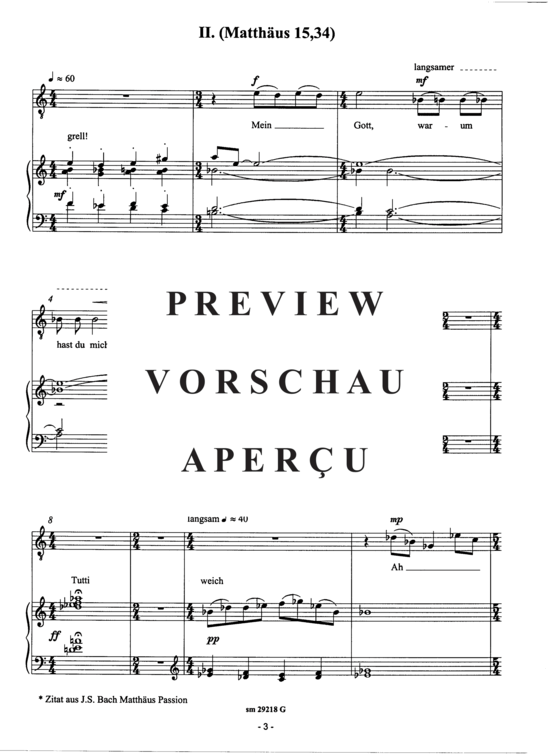 Product gallery: Page 5 of 12 Ecce Homo, 5 Sätze , , (soprano/tenor + organ)
