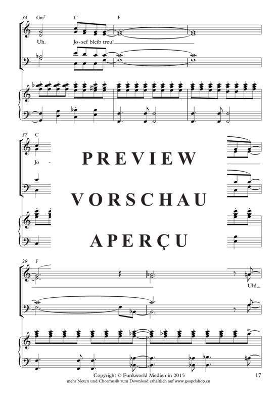 Product gallery: Page 5 of 8 Josef bleib treu, Gäbler, Hanjo, Vocals and Piano