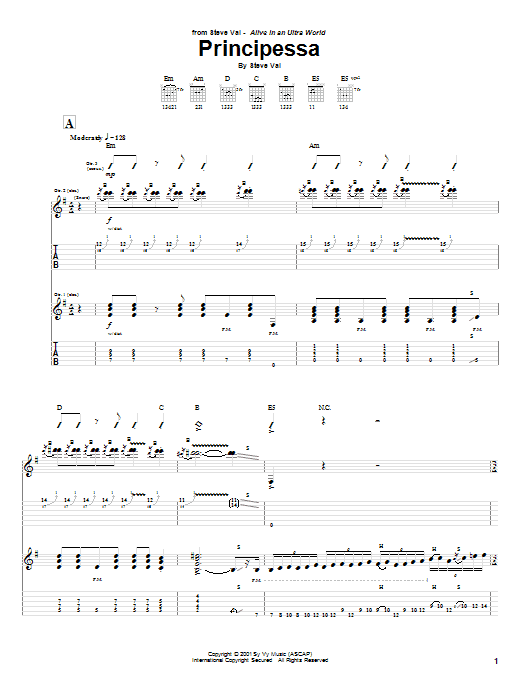 Produktgalerie: Seite 1 von 1 Principessa, Steve Vai, Gitarre