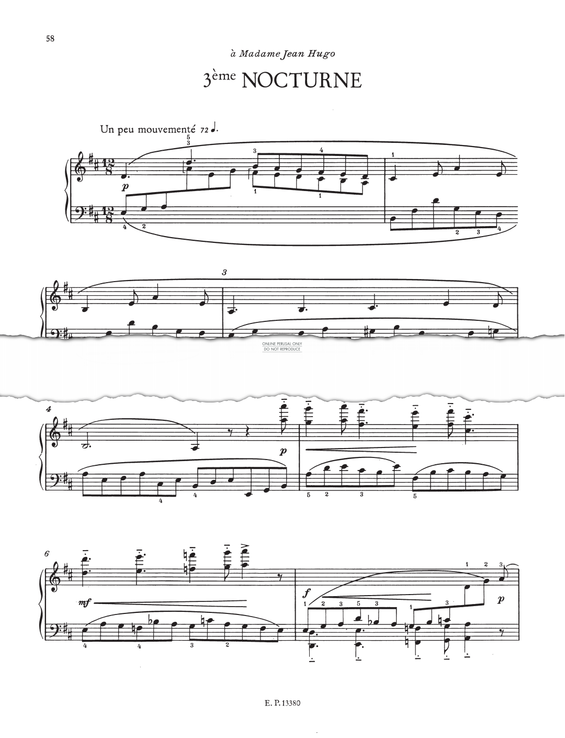 Produktgalerie: Seite 1 von 1 Nocturne No.3, Erik Satie, Klavier