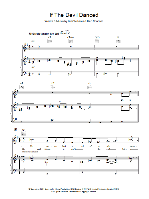 Produktgalerie: Seite 1 von 1 If The Devil Danced, Joe Diffie, Gesang, Gitarre, Klavier