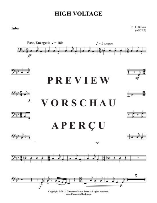 Produktgalerie: Seite 19 von 21 High Voltage , , (Blechbläserquintett)