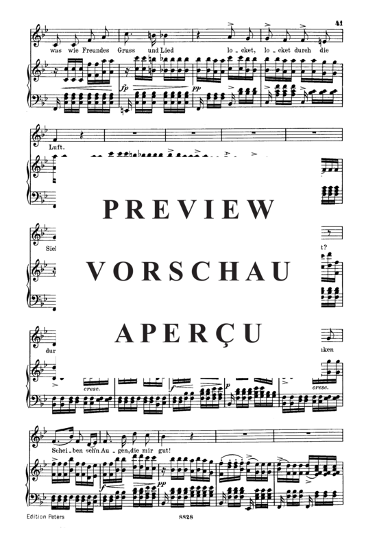 Product gallery: Page 4 of 7 Im Freien D.880, , Low Voice and Piano