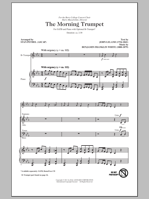 Produktbild zu: The Morning Trumpet