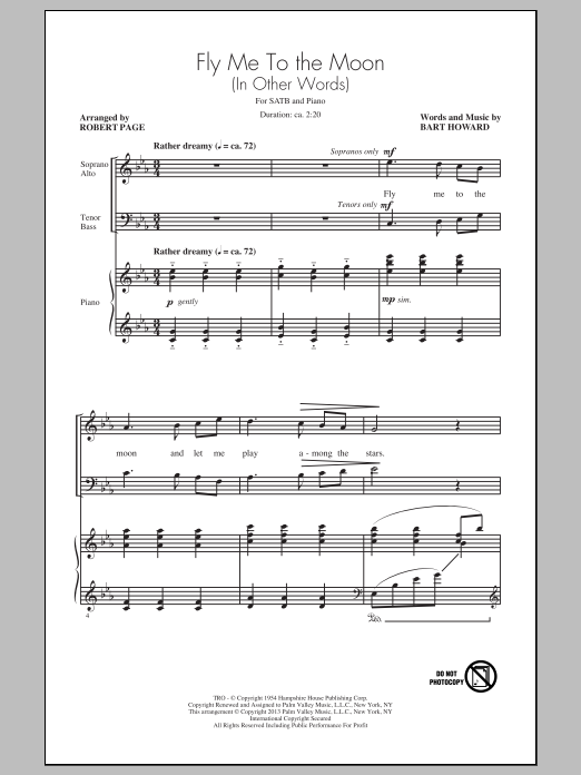 Produktbild zu: Fly Me To The Moon (In Other Words)