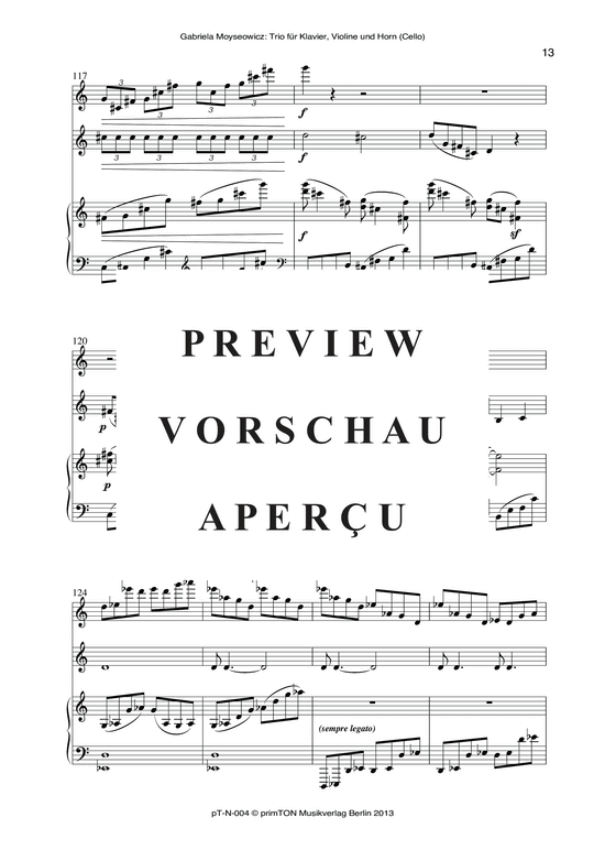 Product gallery: Page 18 of 21 TRIO, , piano, violin and horn/cello