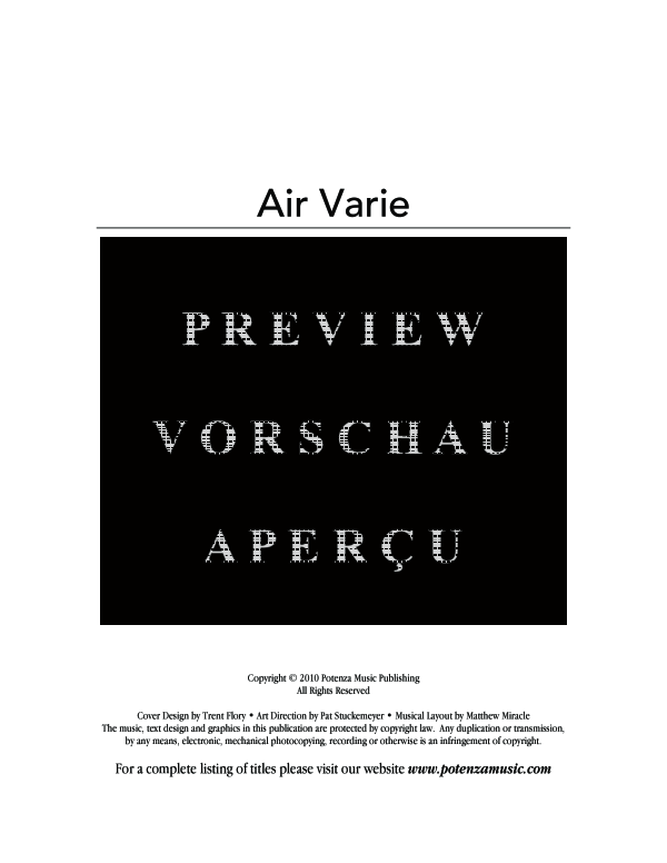 Product gallery: Page 3 of 11 Air Varie, , (clarinet in Bb and piano)