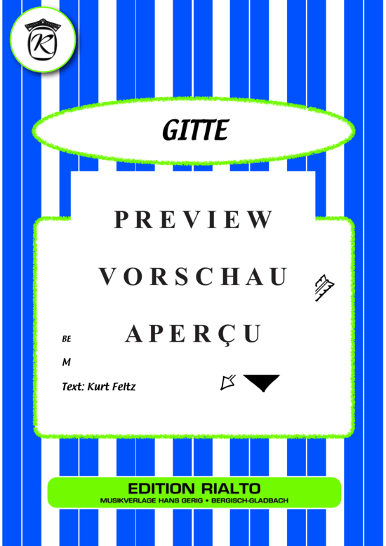 Produktgalerie: Seite 2 von 11 Dann kamst du , Gitte, (Melodie-Stimmen in C/B/Es)