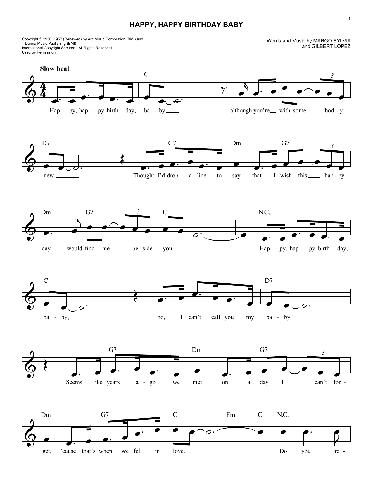 Product picture to:  Happy, Happy Birthday Baby - Ronnie Milsap