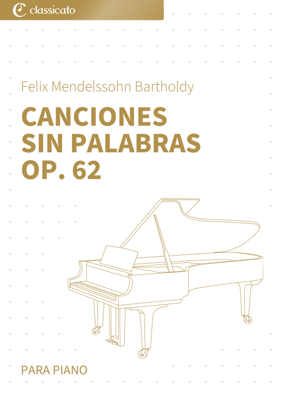 cover: Canciones sin palabras op. 62, , Klavier Solo