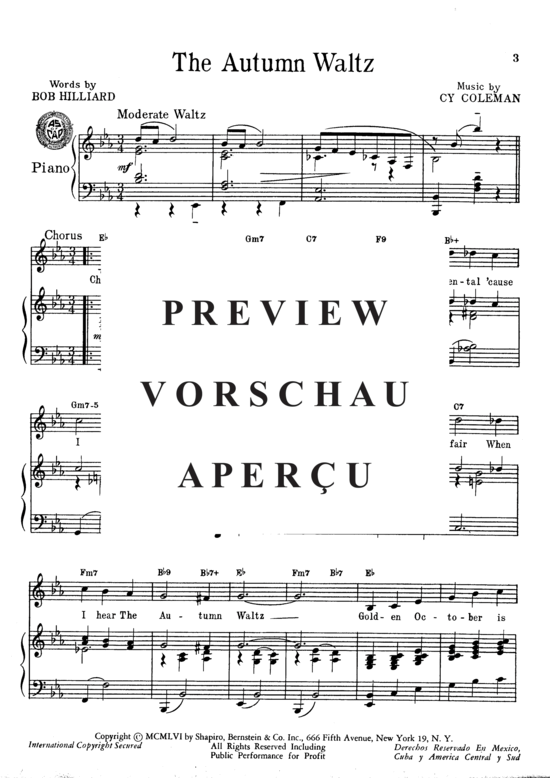 Produktgalerie: Seite 4 von 8 The Autumn Waltz , Bennett, Tony   , Klavier und Gesang