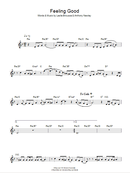 Produktgalerie: Seite 1 von 1 Feeling Good, Nina Simone, Melodieinstrument