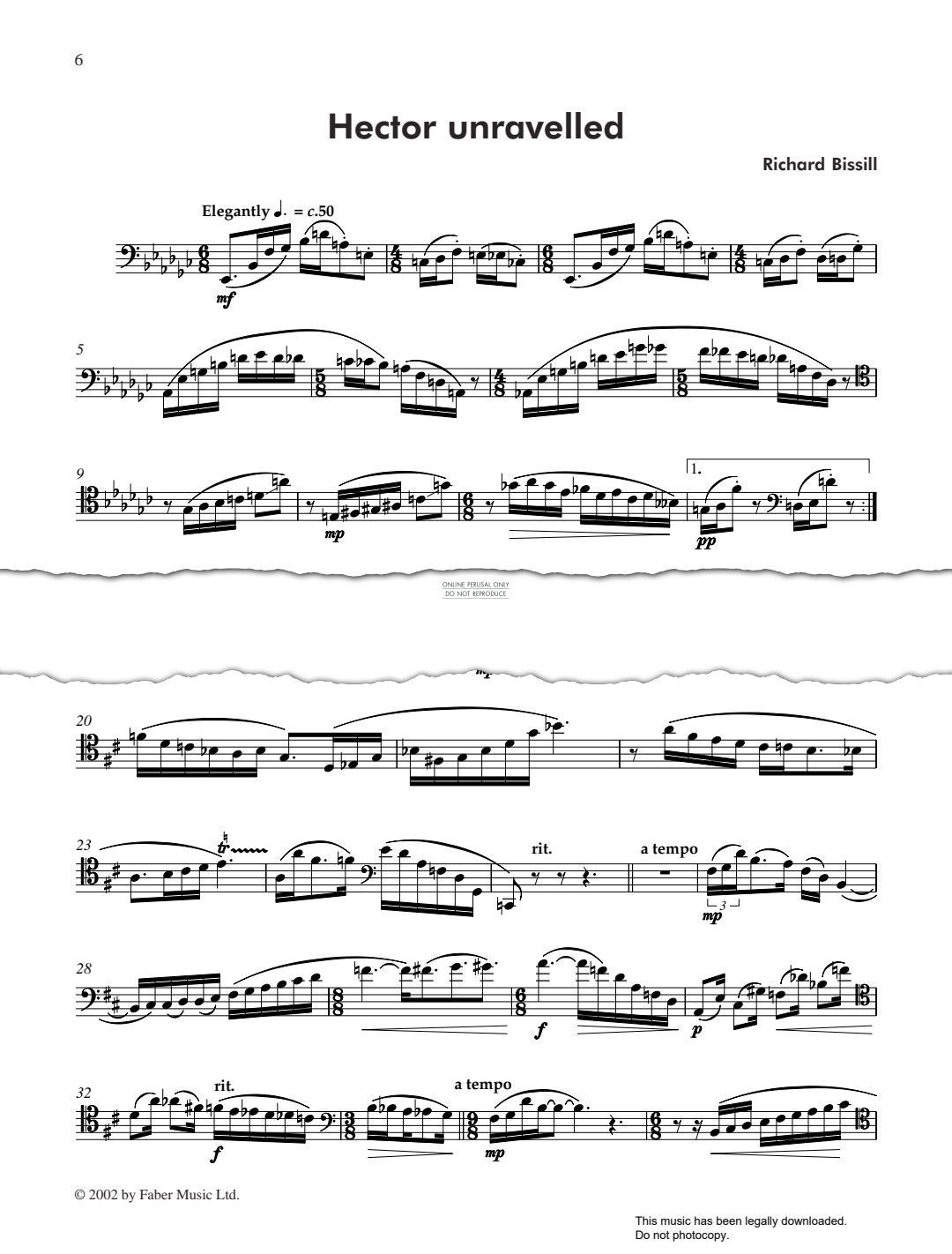 Produktgalerie: Seite 1 von 1 Hector Unravelled, Richard Bissill, Fagott, Klavier