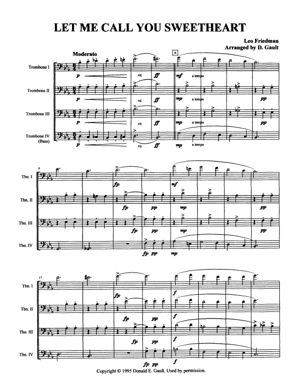 Produktbild zu: Let Me Call You SweetheartLeo Friedman