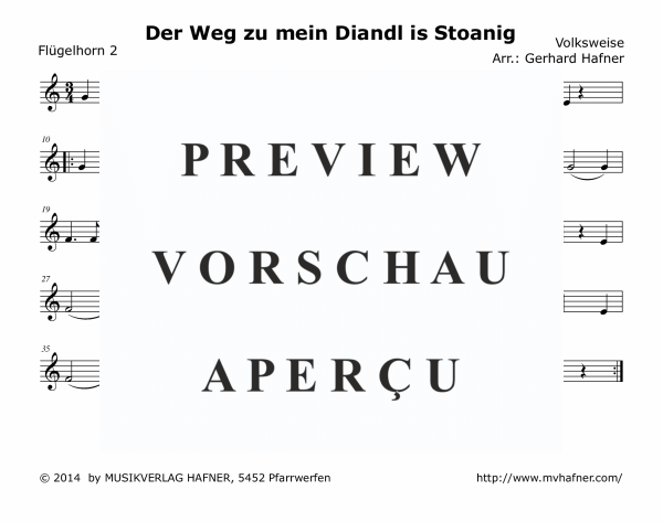 Product gallery: Page 7 of 11 Der Weg zu mein Diandl is Stoanig, , (woodwind and brass)