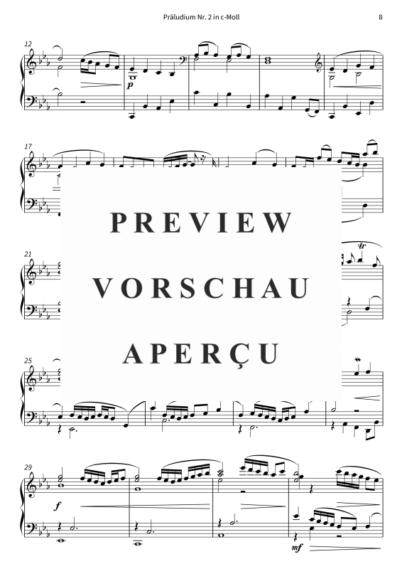Produktgalerie: Seite 10 von 11 Vier Präludien, , Klavier Solo