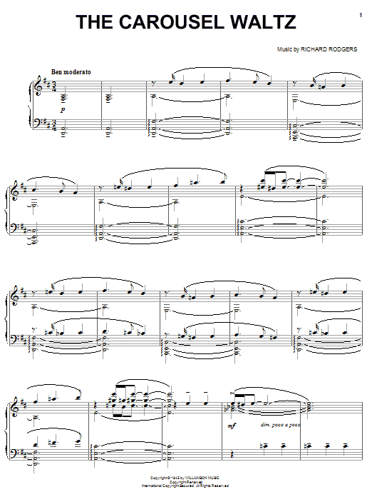 Product gallery: Page 1 of 1 The Carousel Waltz, Rodgers & Hammerstein