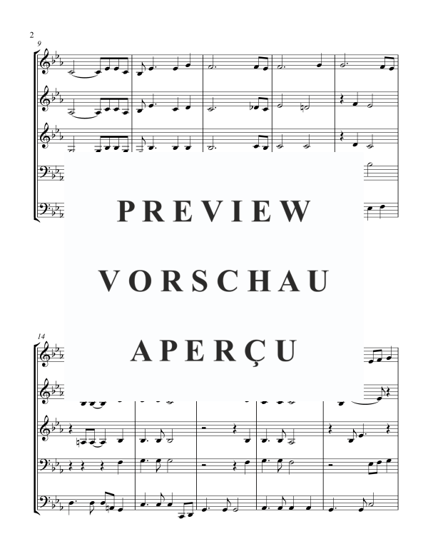 Produktgalerie: Seite 4 von 11 Give Thanks (Give Thanks with a Grateful Heart), , Blechbläser Quintett