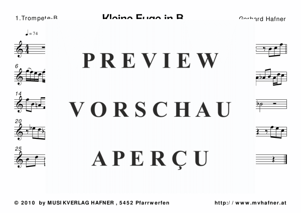 Produktgalerie: Seite 7 von 11 Kleine Fuge in B für 5 Blechbläser, , (Blechbläser Quintett)