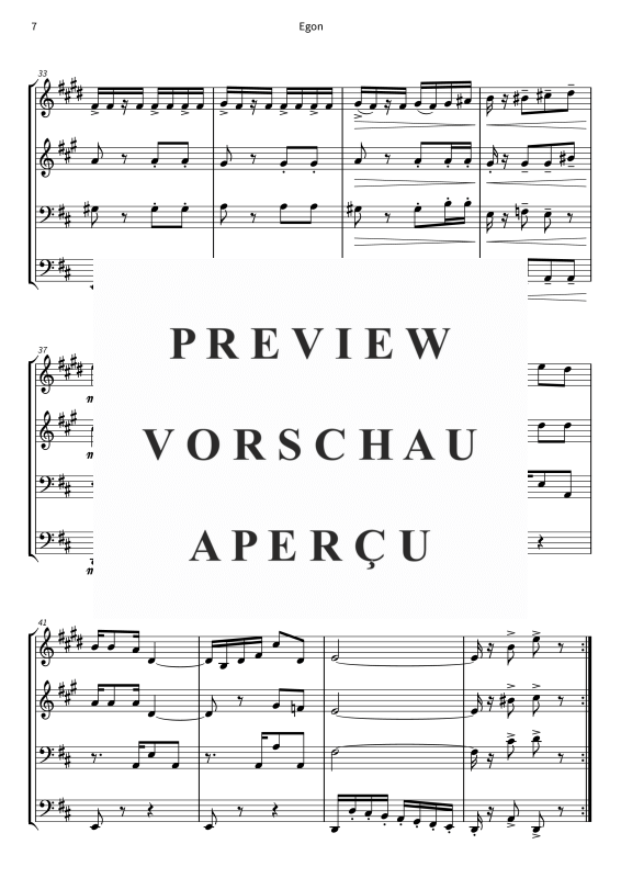 Produktgalerie: Seite 9 von 11 Egon - Schwungvoller Tango-Schlager, Friedel Hensch & Die Cypres, Blechbläser Quartett