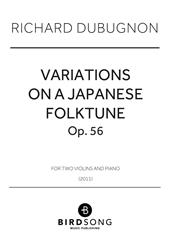 Produktbild zu: Variations on a Japanese Folktune