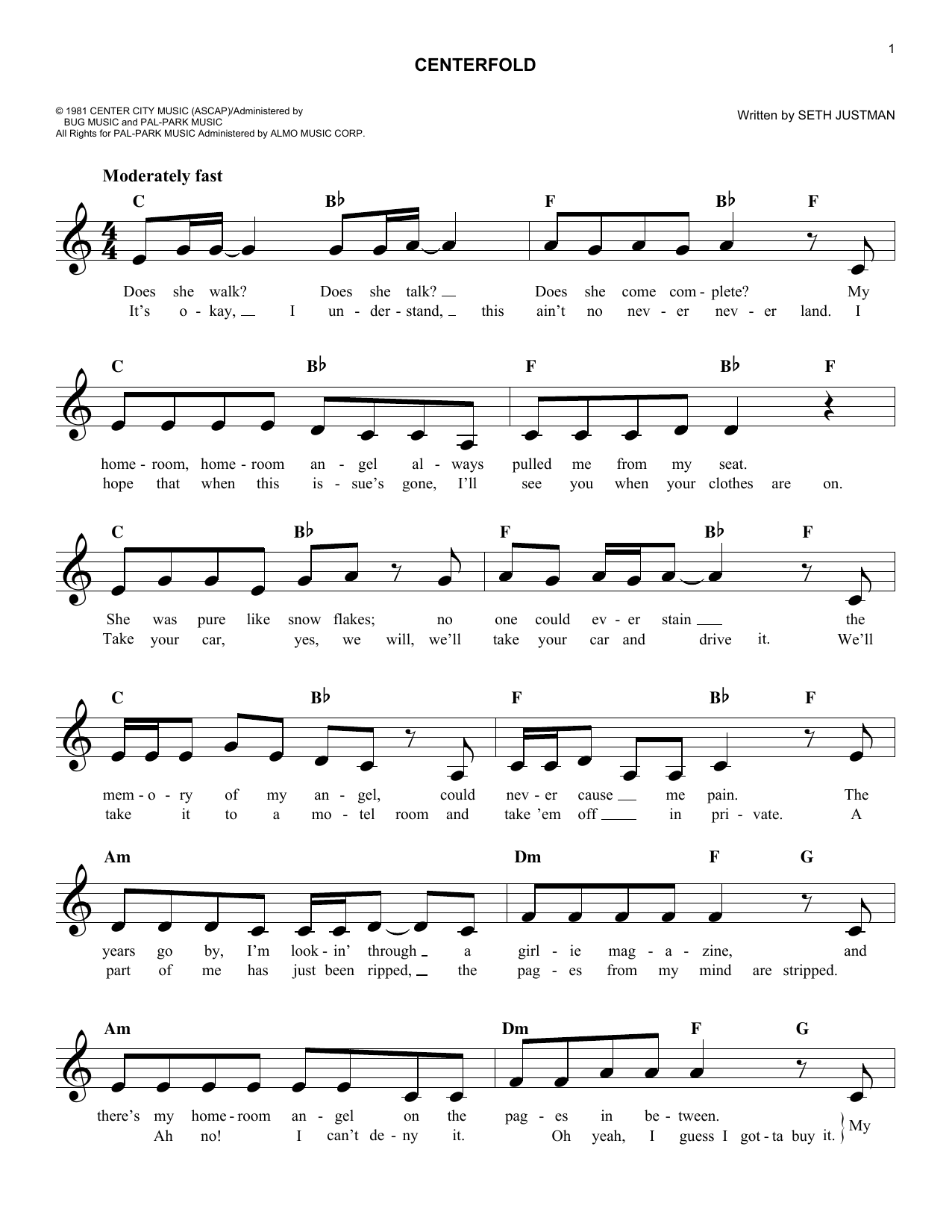 Product picture to: Centerfold