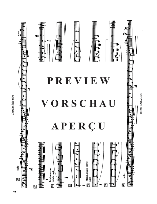 Produktgalerie: Seite 17 von 18 Csardas (Duet with Piano) , , Euphonium, Tuba und Klavier