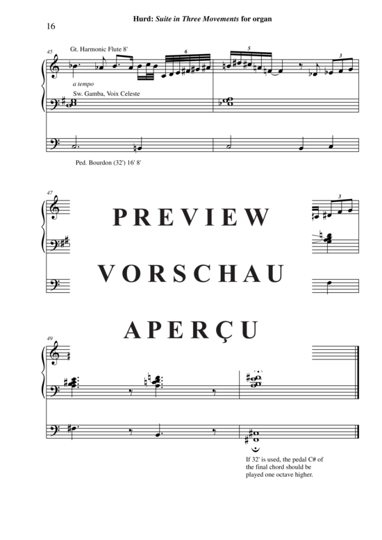 Product gallery: Page 17 of 21 Suite In Three Movements , , (Orgel Solo)