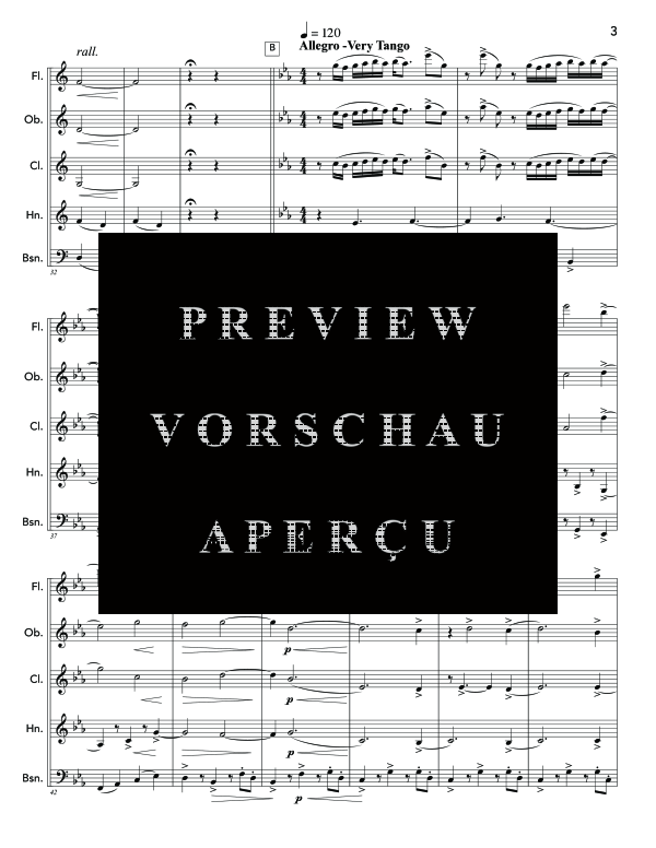 Produktgalerie: Seite 7 von 11 TAnGoRmAcIóN, , (Holzbläser Quintett)