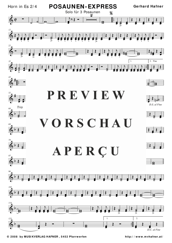 Product gallery: Page 11 of 11 Posaunen-Express, , (large wind orchestra)