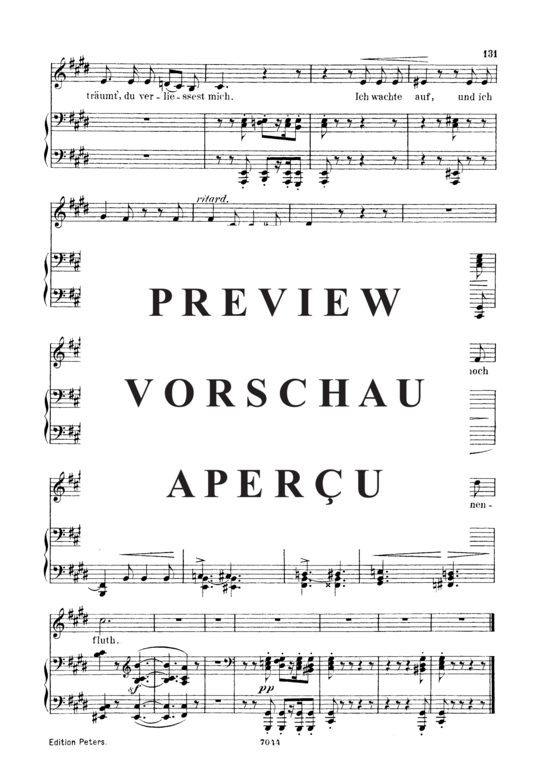 Product gallery: Page 3 of 3 Ich hab' im Traum geweinet, Op.48 No.13, , Low Voice and Piano