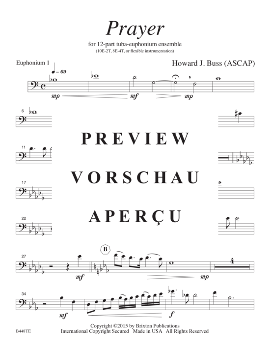 Product gallery: Page 10 of 21 Prayer , , (12-part tuba-euphonium choir)