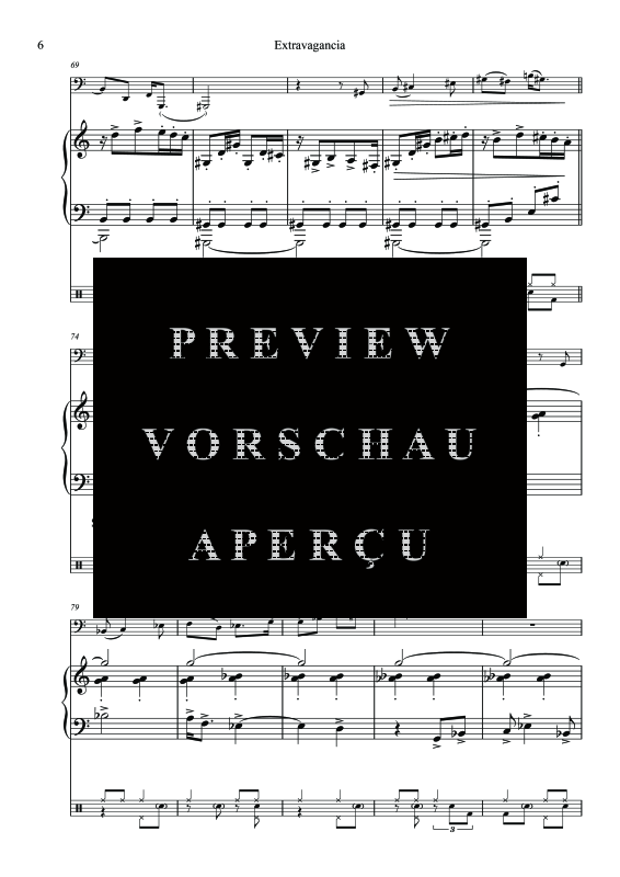 Product gallery: Page 10 of 11 Extravagancia, , (tuba and piano)