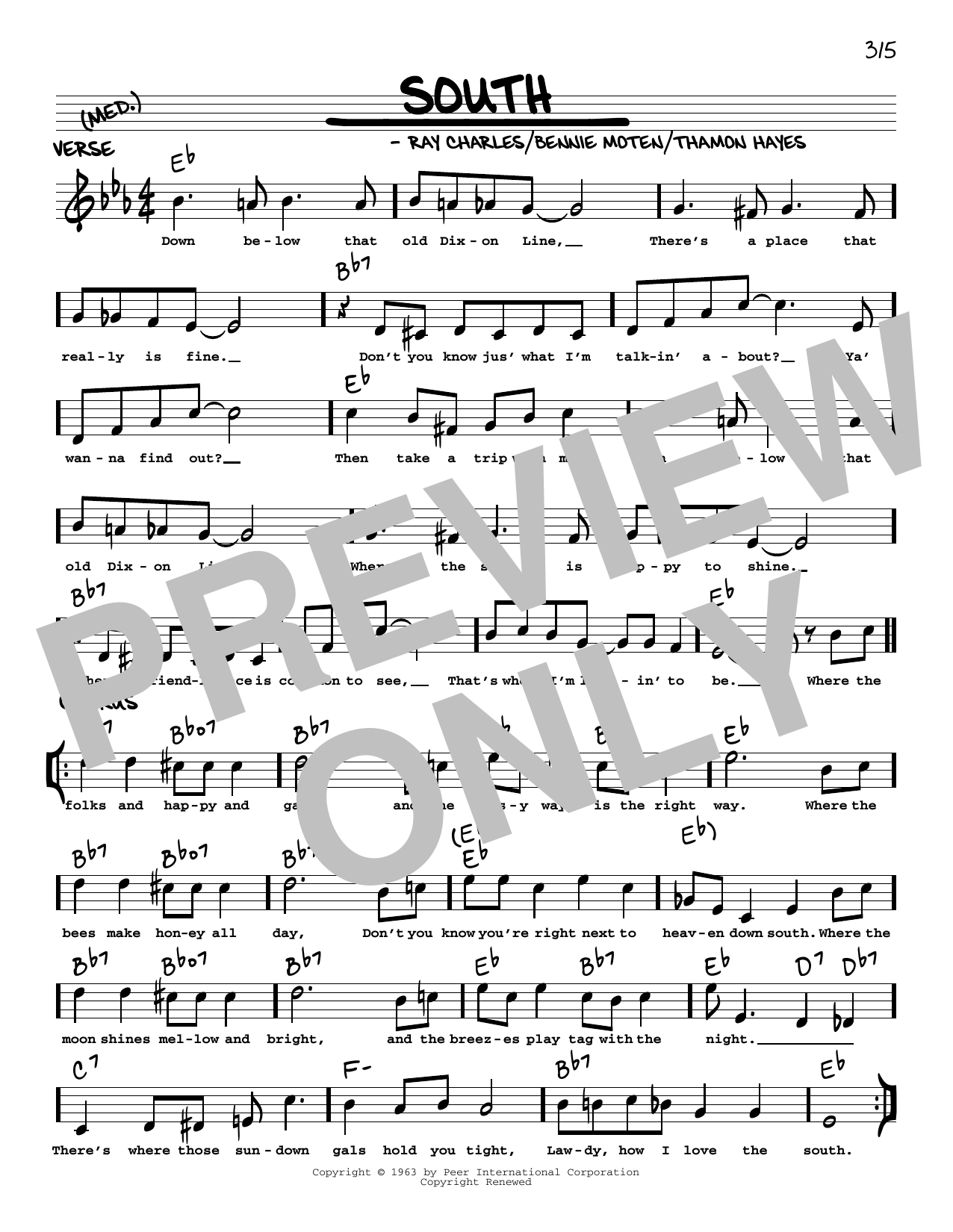 Product picture to: South (arr. Robert Rawlins)