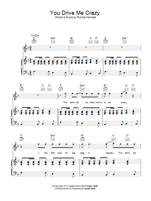 Produktgalerie: Seite 1 von 1 You Drive Me Crazy, Shakin' Stevens, Gesang, Gitarre, Klavier