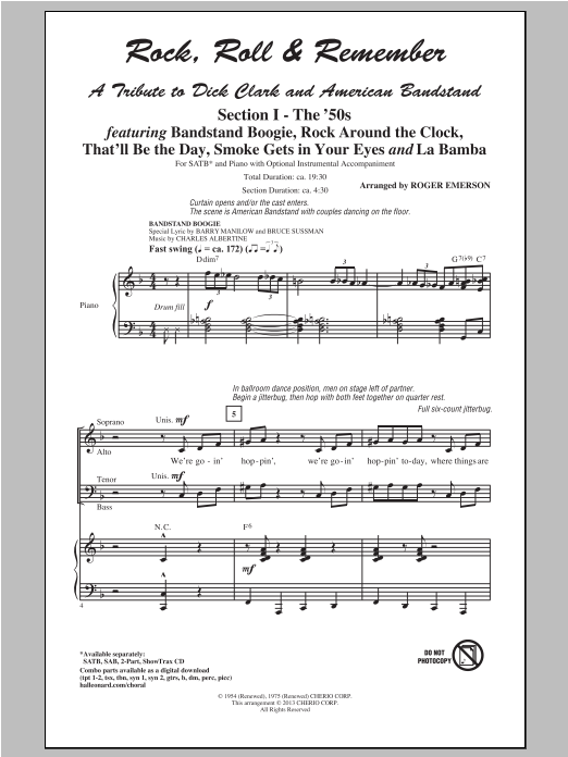 Product picture to: Rock, Roll & Remember: A Tribute To Dick Clark & American Bandstand (Medley)
