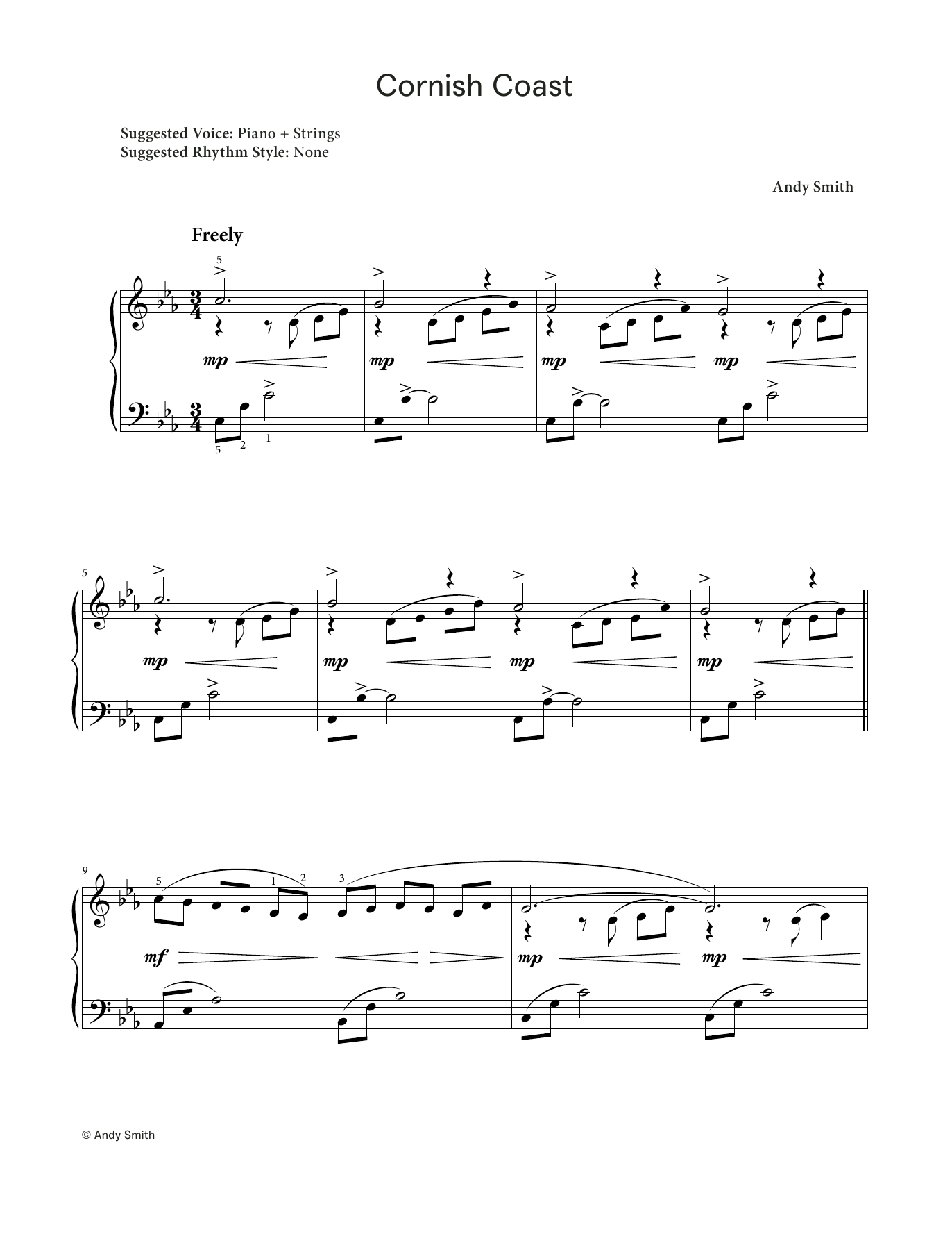 Produktgalerie: Seite 1 von 1 Cornish Coast (LCME Electronic Keyboard Grade 5 List B), Andy Smith, Klavier