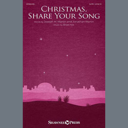 cover: Christmas, Share Your Song, Brad Nix, Chor