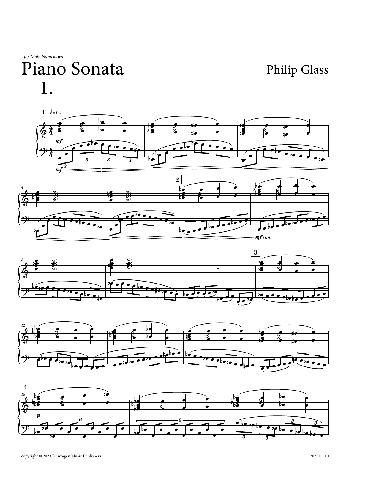 Produktbild zu: Piano Sonata